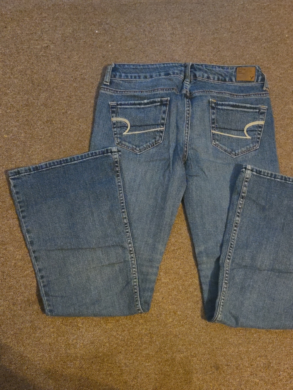 American Eagle Outfitters Women's Boot Cut Jeans - Medium Blue
